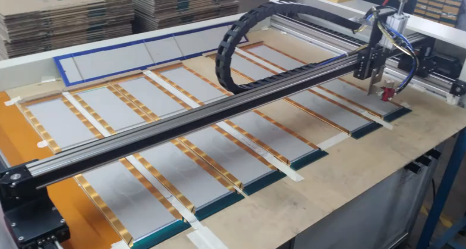 东莞远程科技书型盒自动上胶涂胶机直线模组