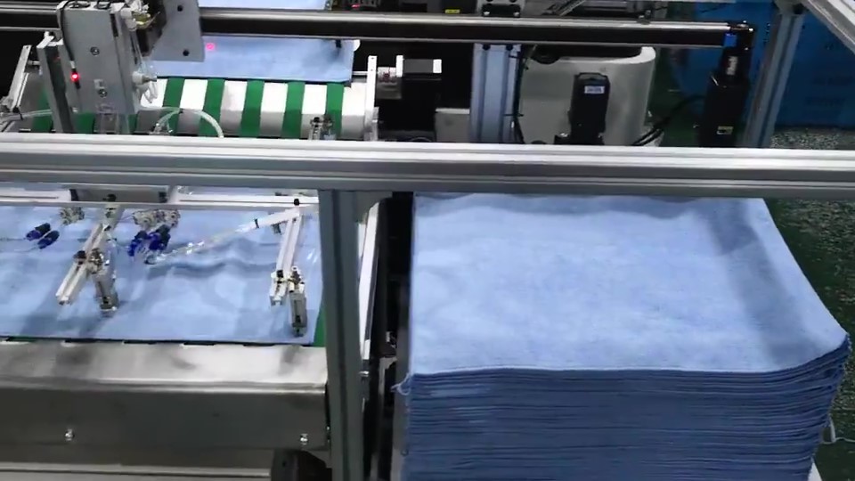 CCM直线模组应用-自动毛巾整理